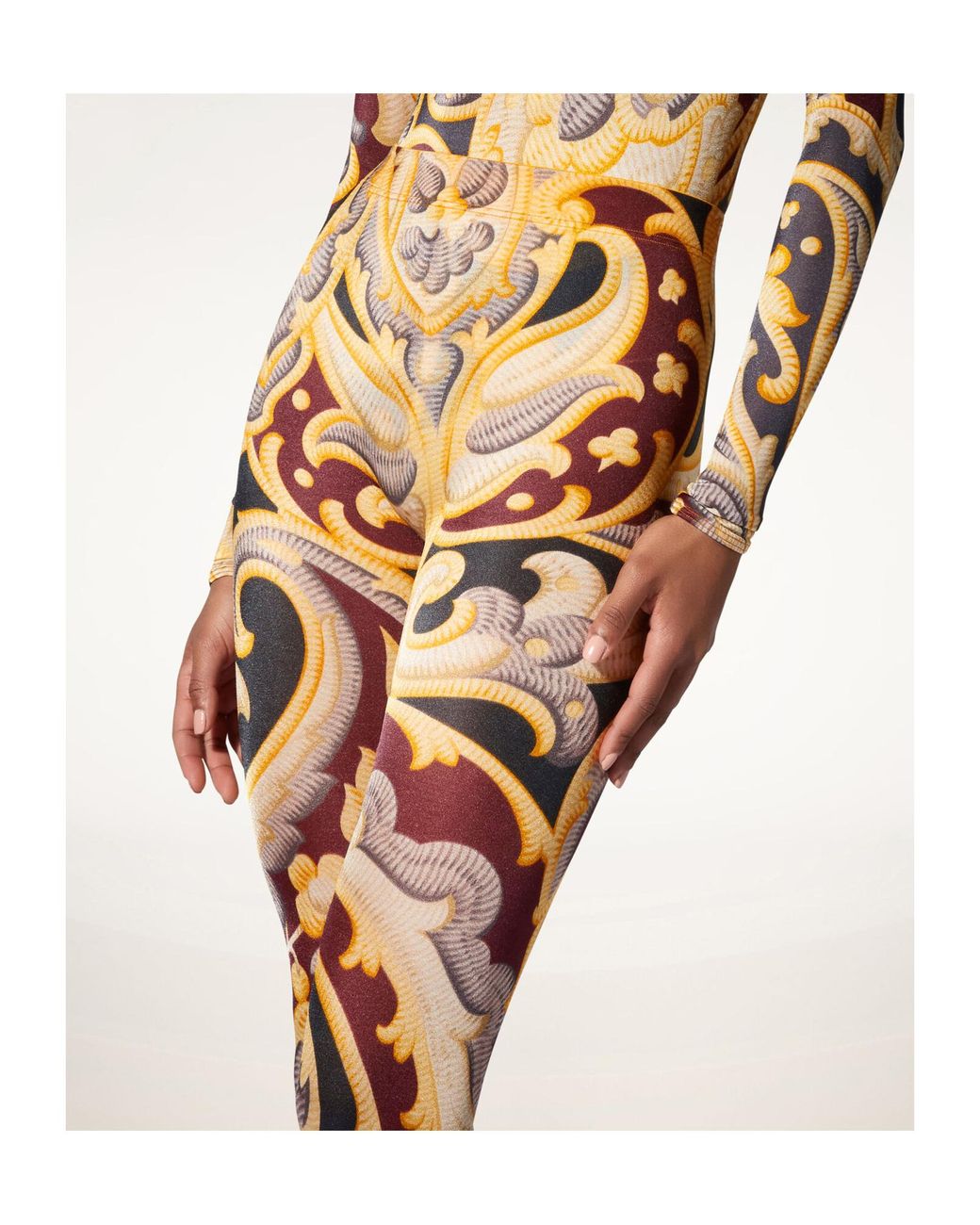 Etro Orange X Wolford Leggings
