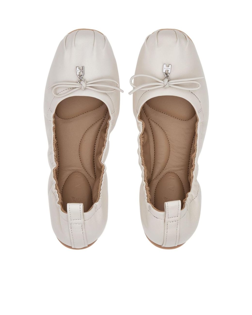 Hogan White H684 Ballerinas