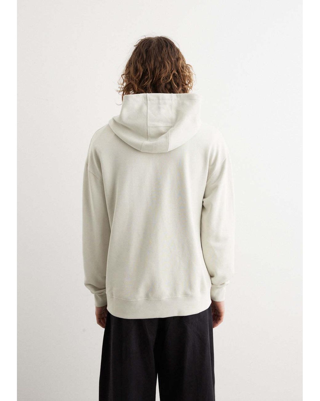 A_COLD_WALL* Natural Long-Sleeve Hooded Sweatshirt for men