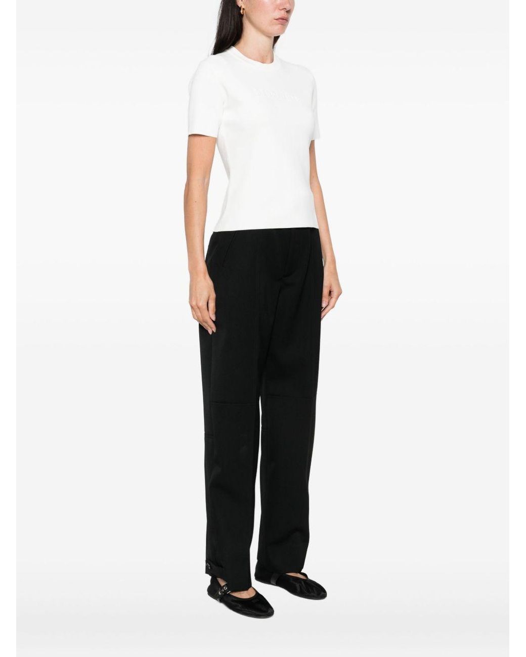 Max Mara White Adelio Crewneck Short-Sleeved T-Shirt