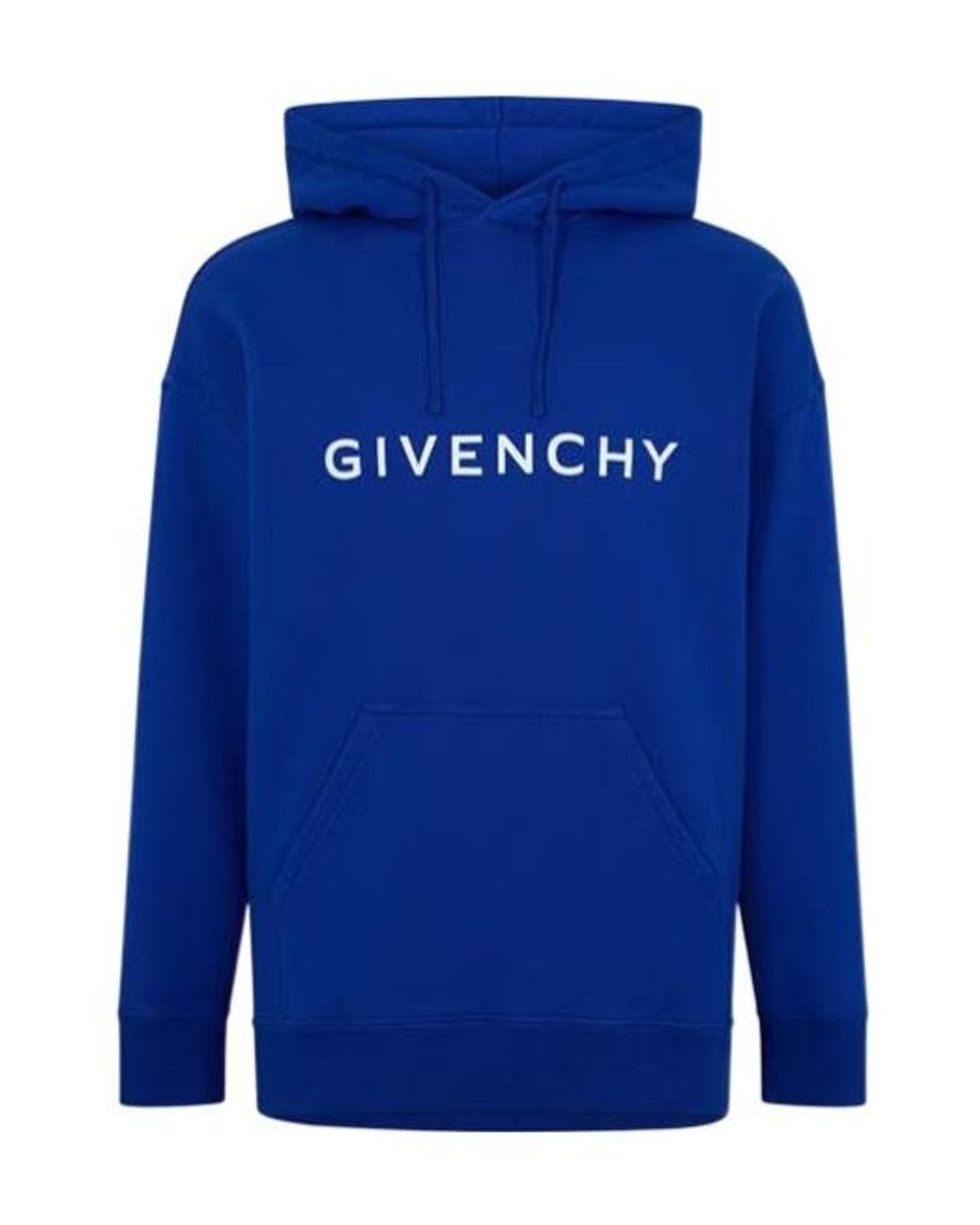 Givenchy Blue Hooded Sweatshirt for men