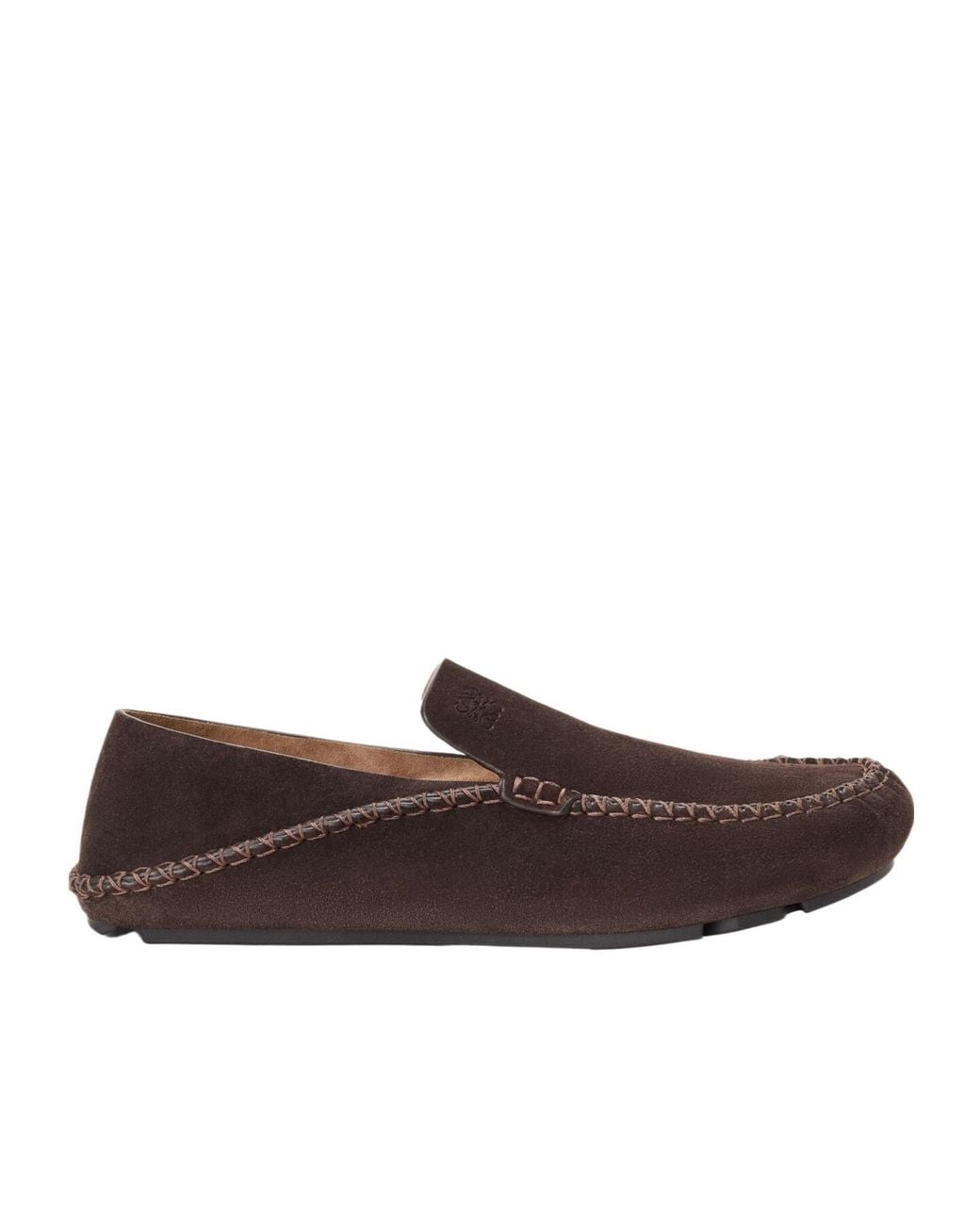 Loewe Brown Rambla Driving Loafers for men