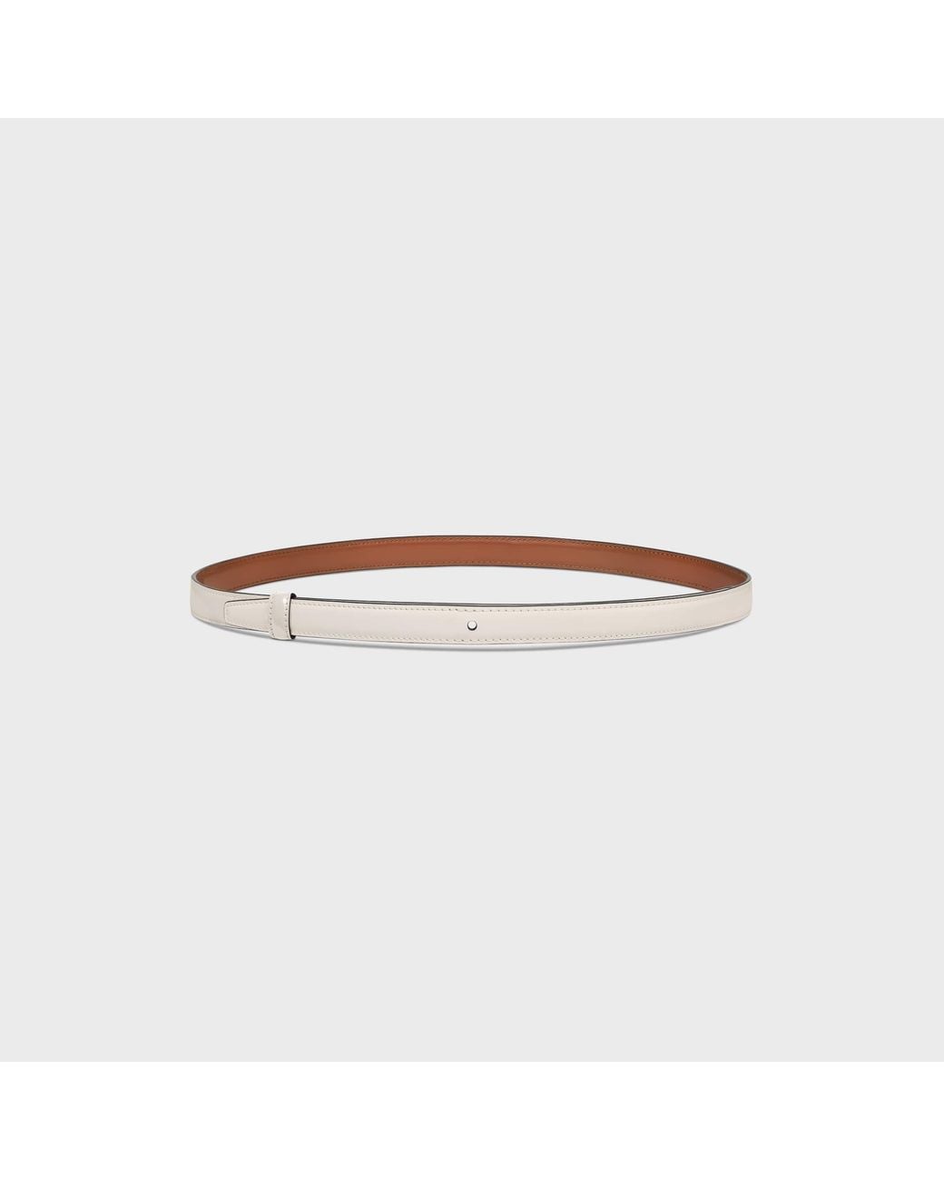 Céline White Reversible Strap 18