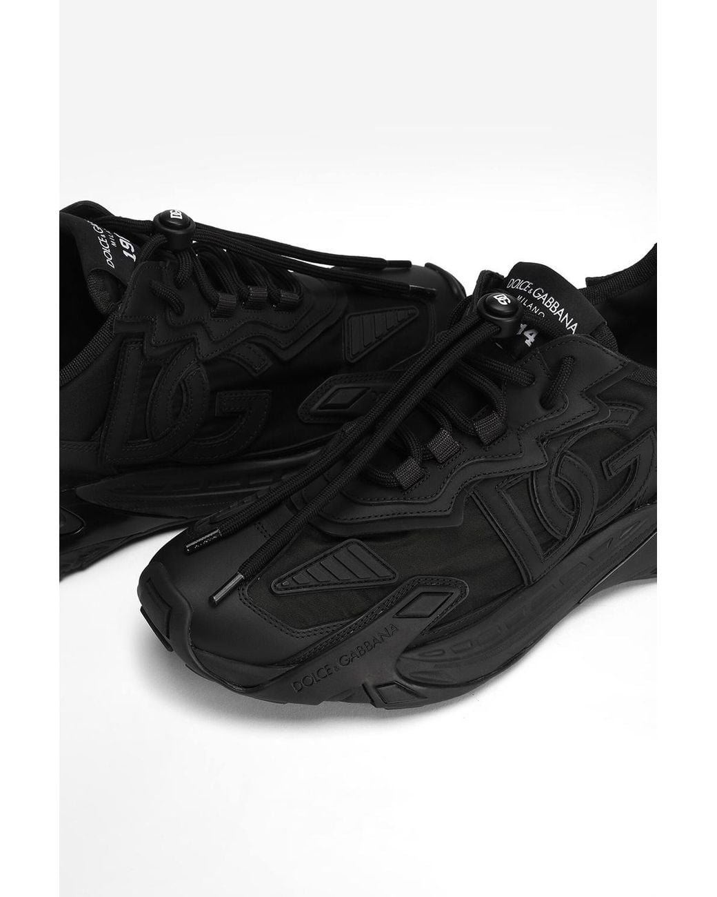 Dolce & Gabbana Black Day Faster Panelled Sneakers for men