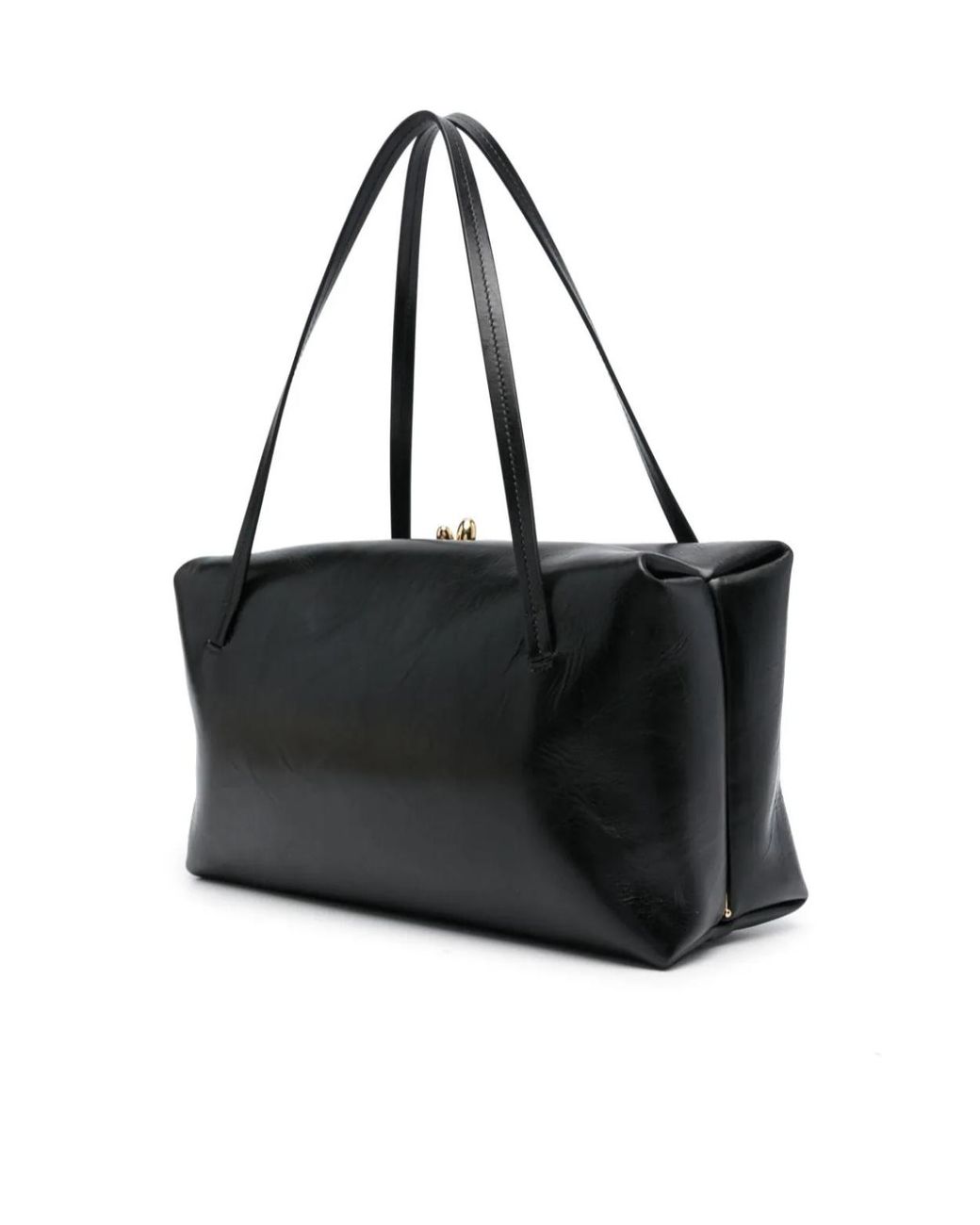 Jil Sander Black Goji Pillow Medium Shoulder Bag
