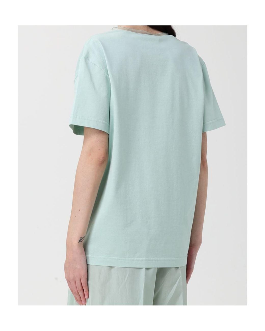 Fabiana Filippi Blue V-Neck T-Shirt