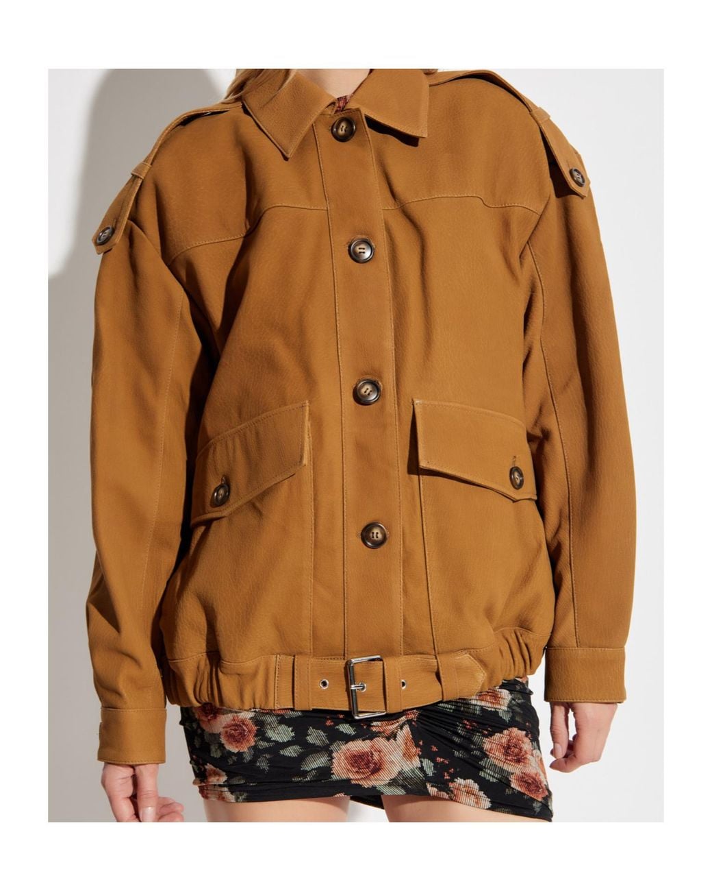 IRO Brown Leather Jackets