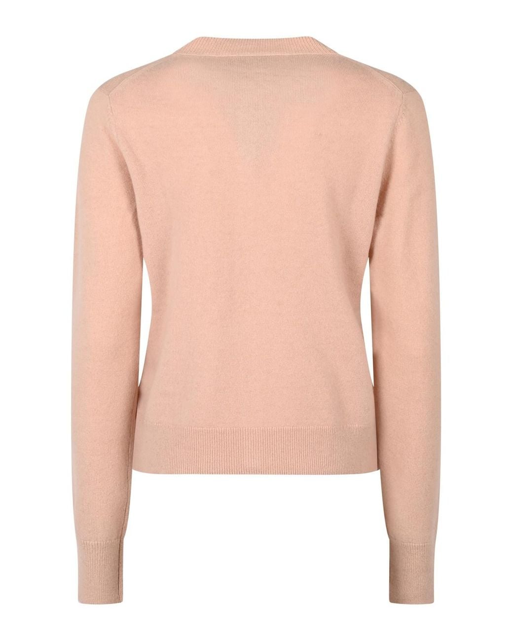 Acne Pink Face-Patch Button Cardigan