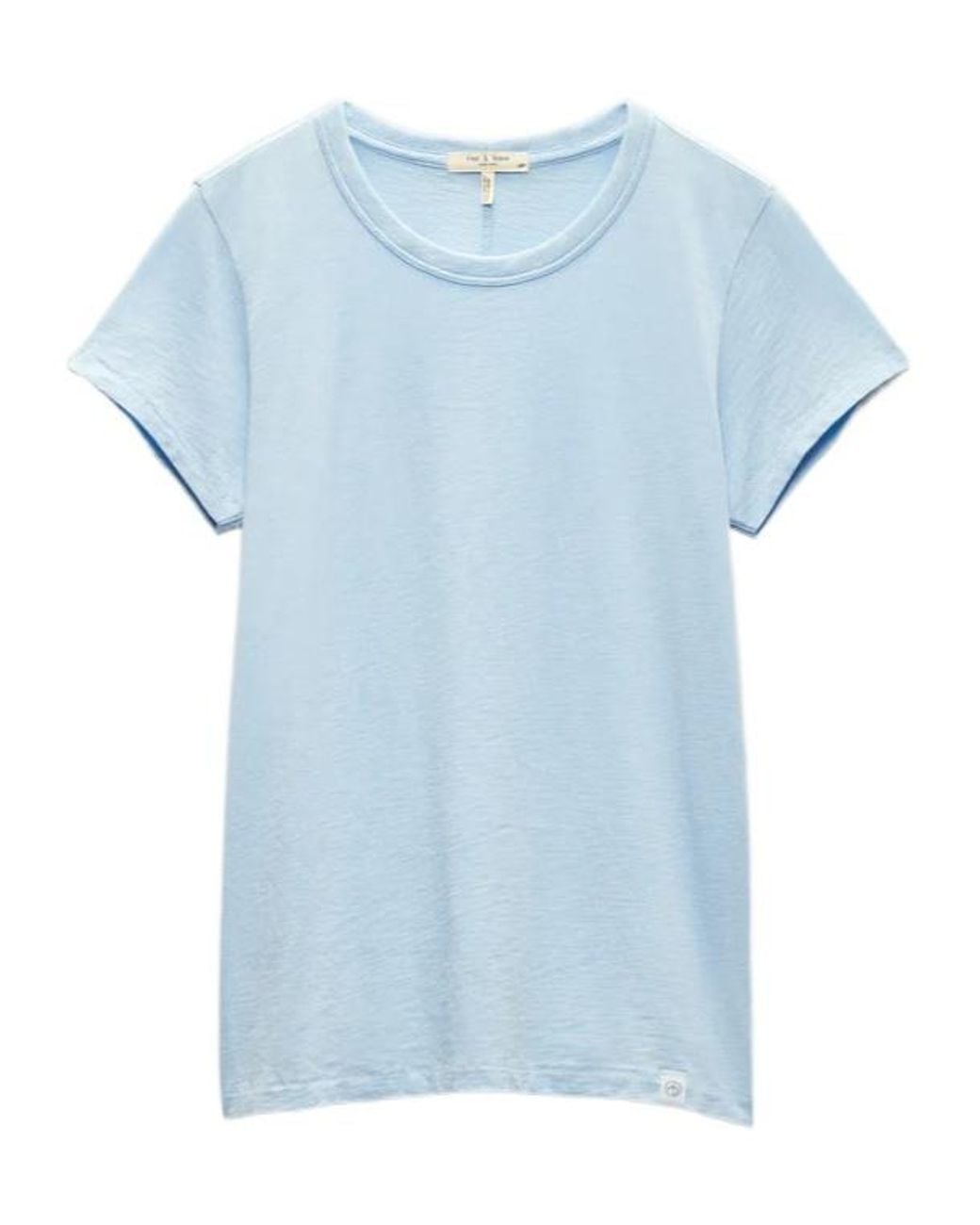 Rag & Bone Blue Slim Crew-Neck T-Shirt