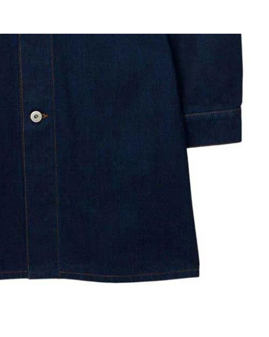 Burberry Blue Japanese Belted Buttoned Denim Shirt Dress