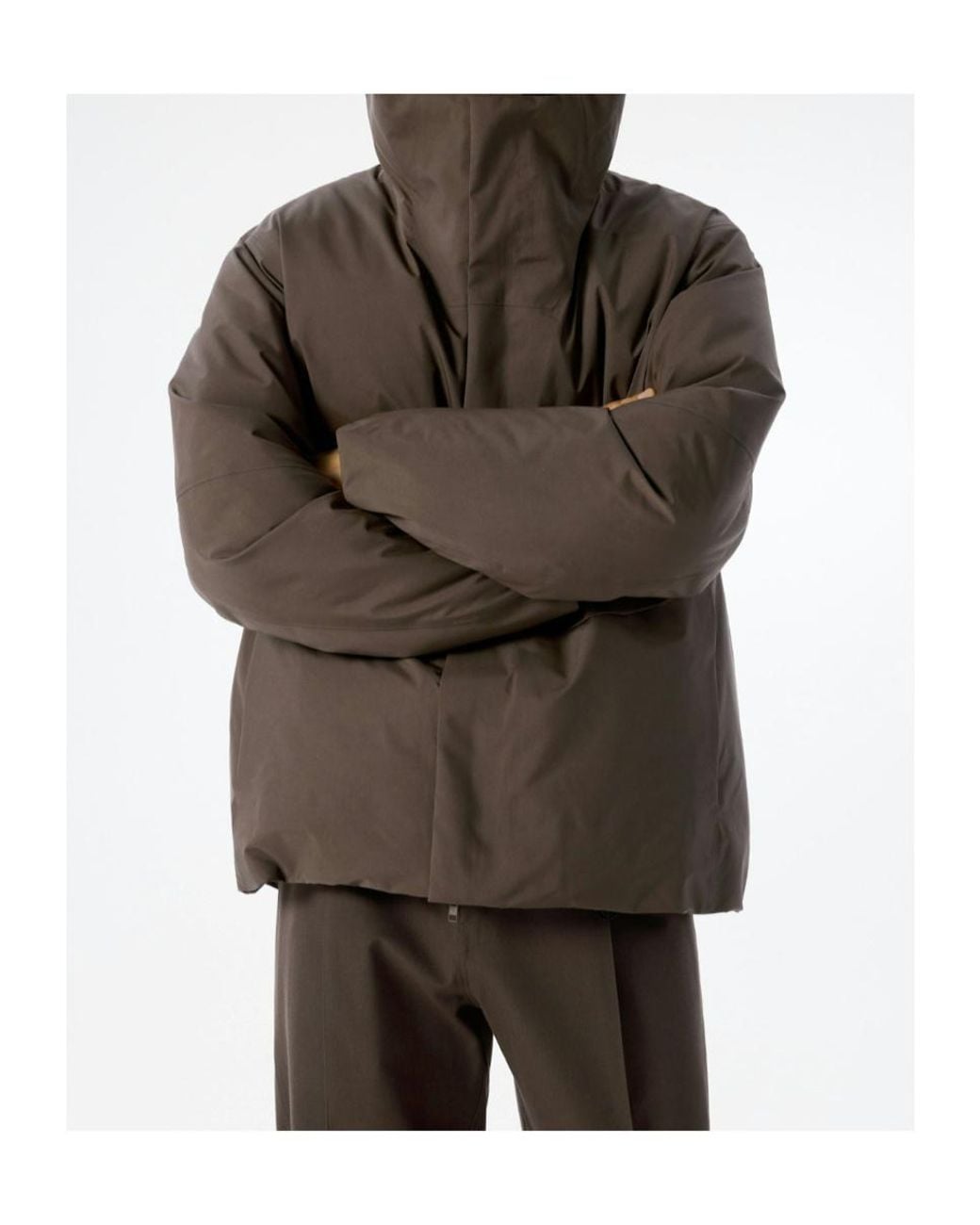 Veilance Brown Sorin Down Jacket for men