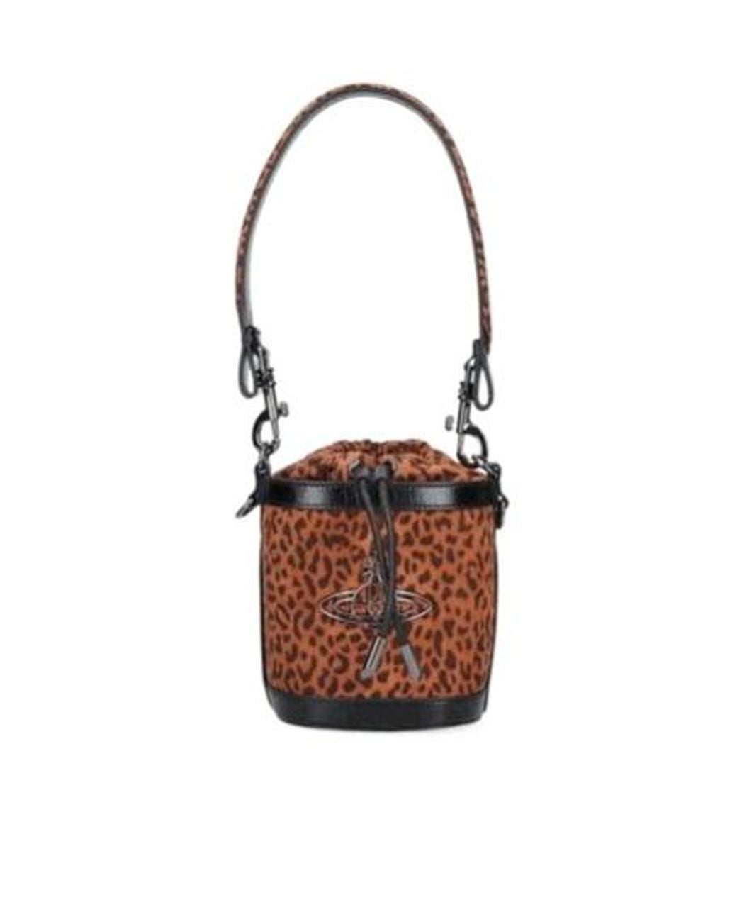 Vivienne Westwood White Daisy Drawstring Bucket Bag
