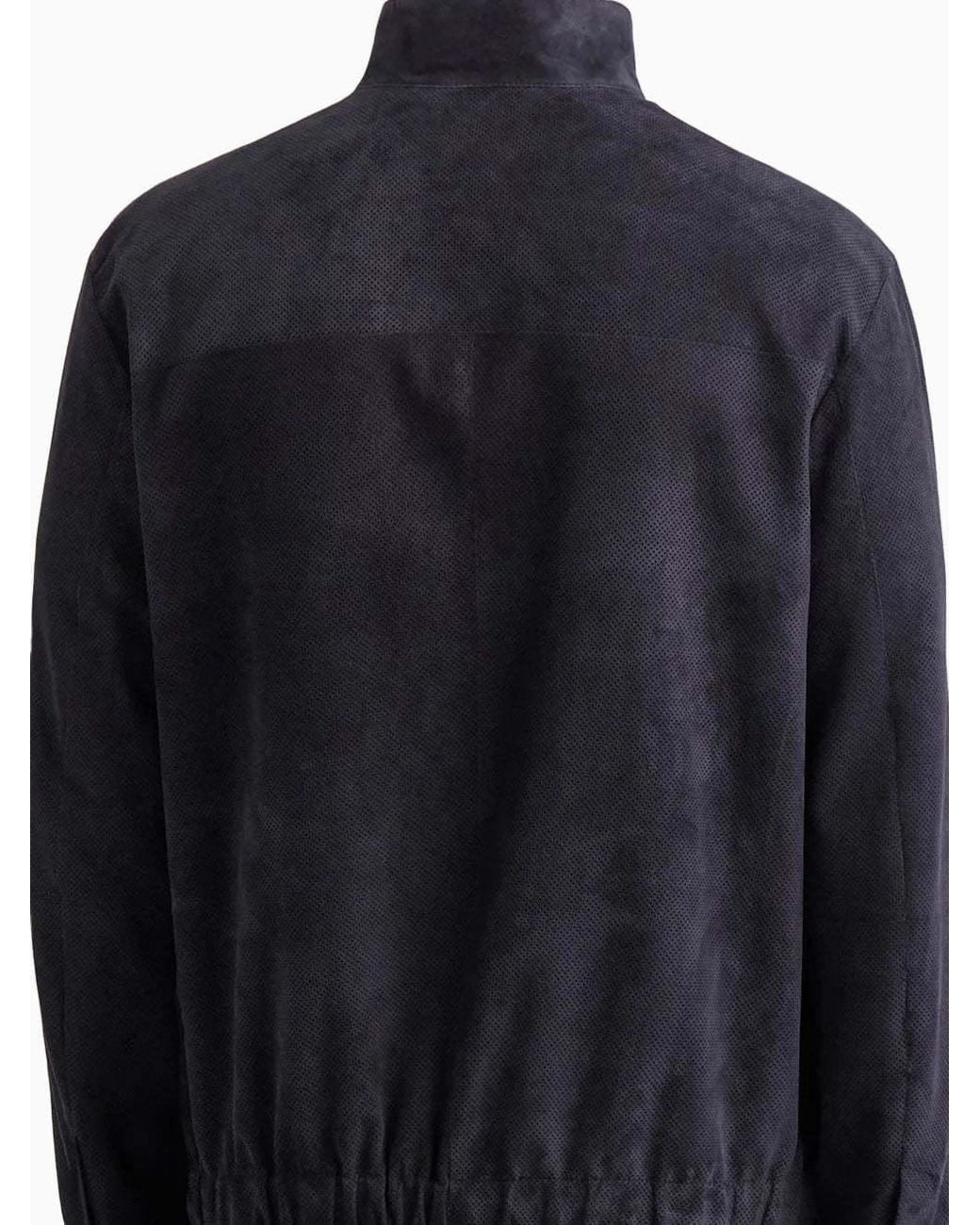 Canali Blue Long-Sleeve Jacket for men