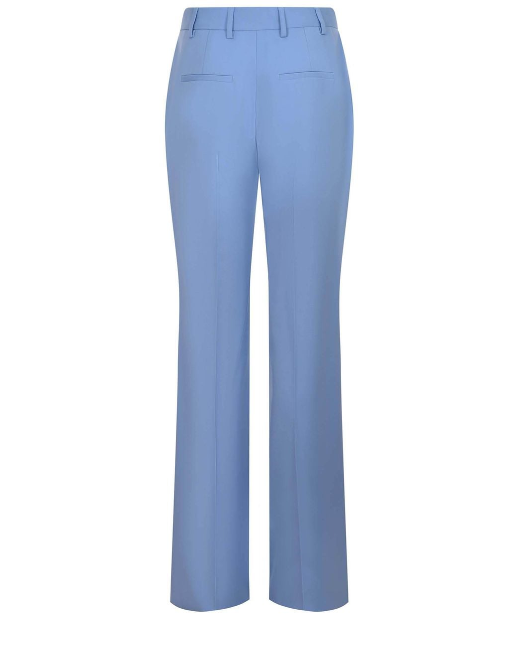 GIUSEPPE DI MORABITO Blue Belted Wool Pants