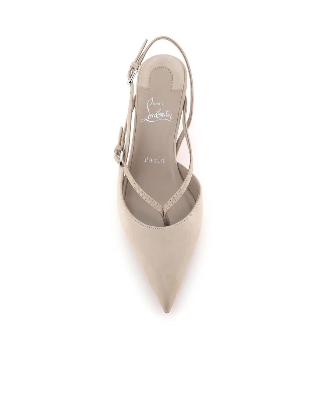 Christian Louboutin White Twistissimo Strappy Pumps