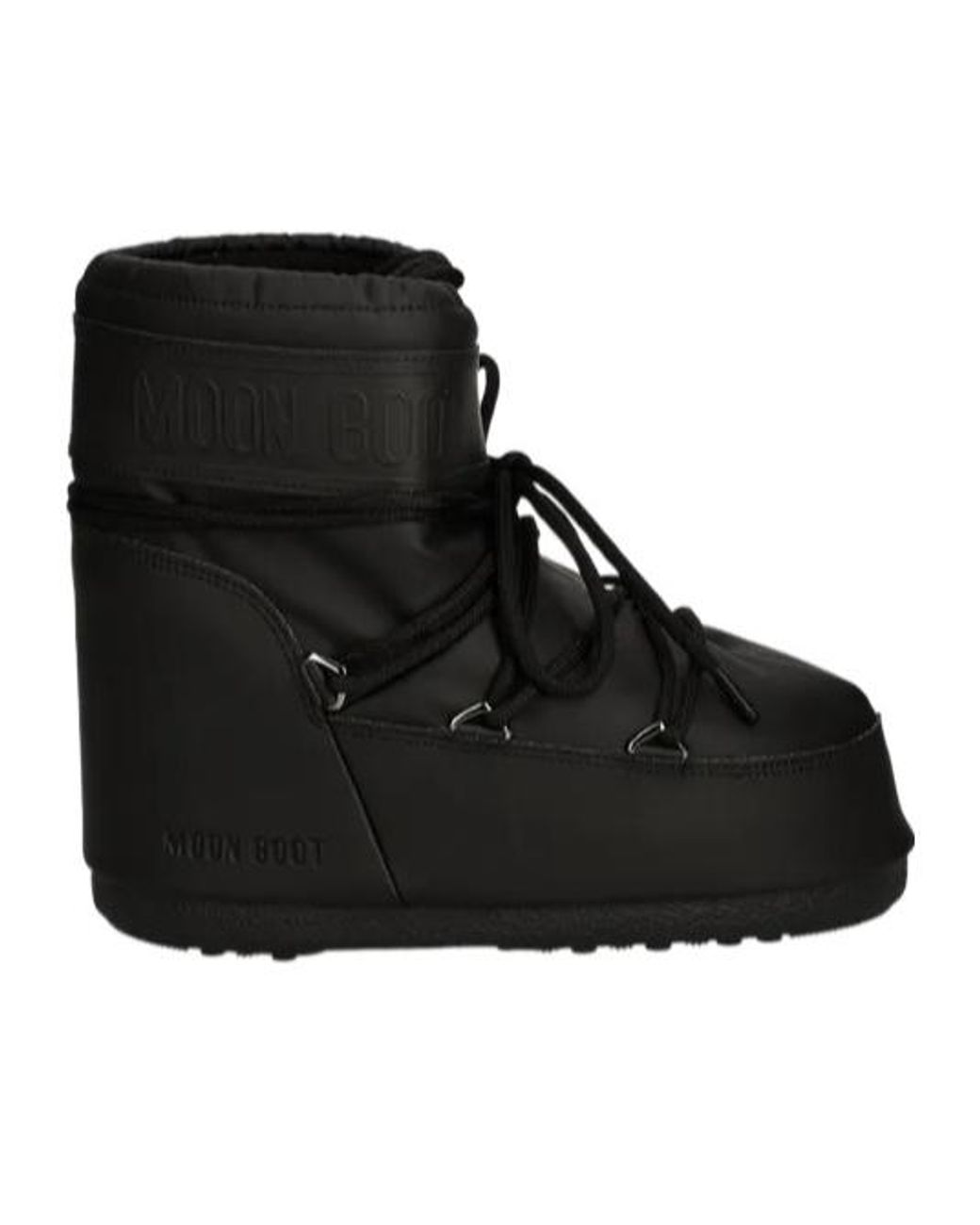 Moon Boot Black Icon Low Ankle Boots