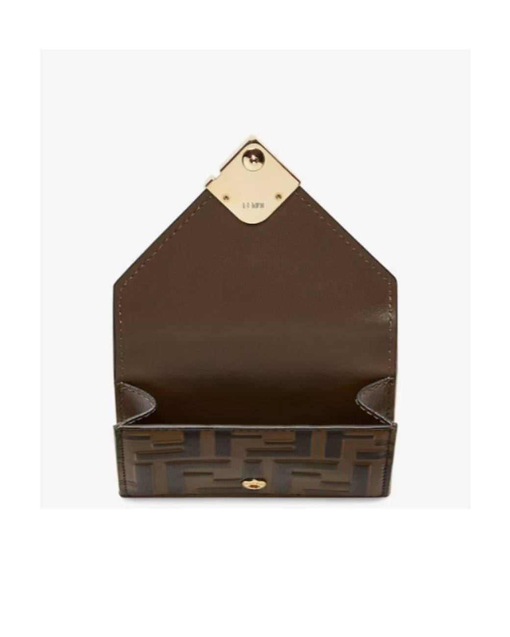 Fendi Multicolor Ff Monogrammed Tri-Fold Wallet