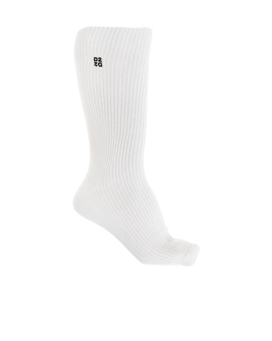 DSquared² White Logo Socks for men