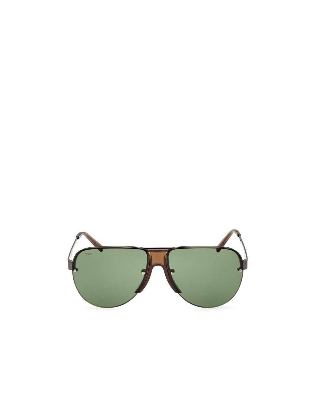 Tod's Green Pilot's Rimmed Sunglasses for men