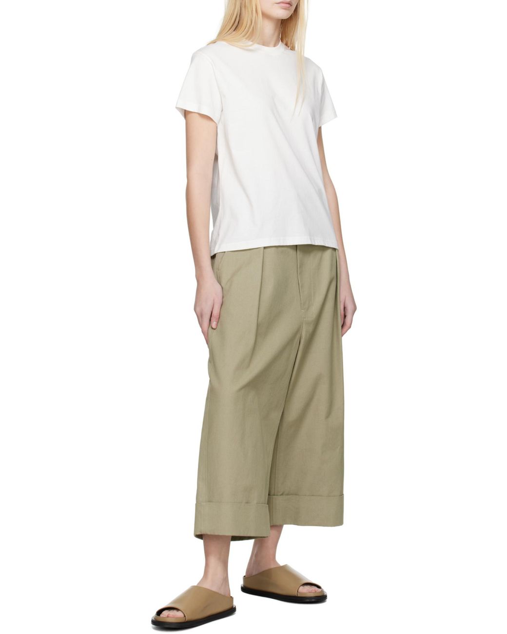 Studio Nicholson White Marine T-Shirt
