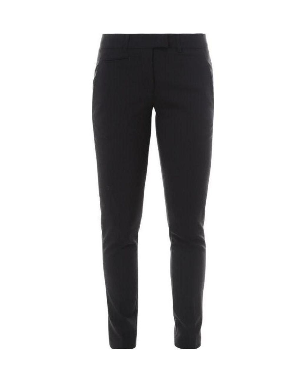 Dondup Black Straight Casual Pants