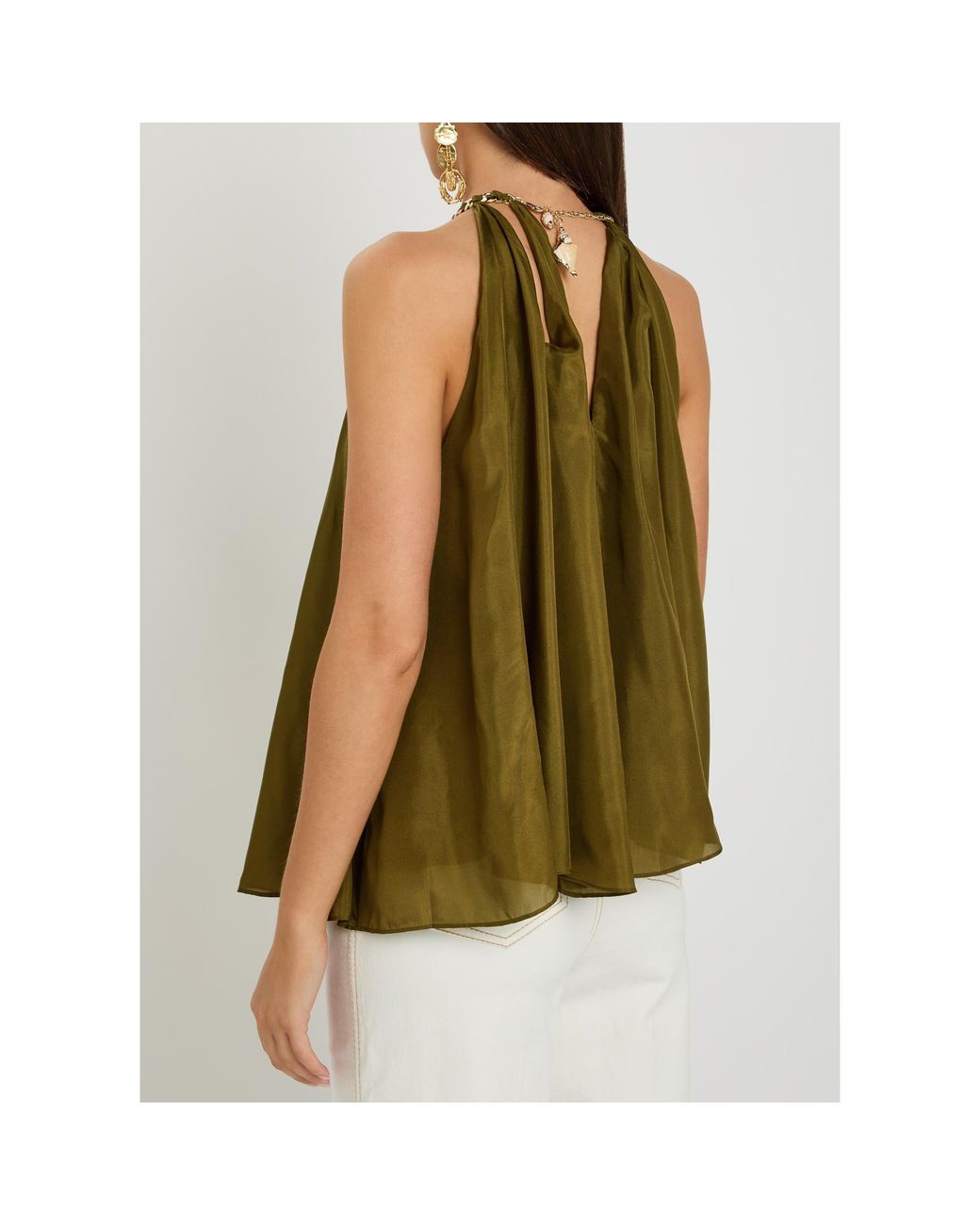 Zimmermann Green Silk Jacket