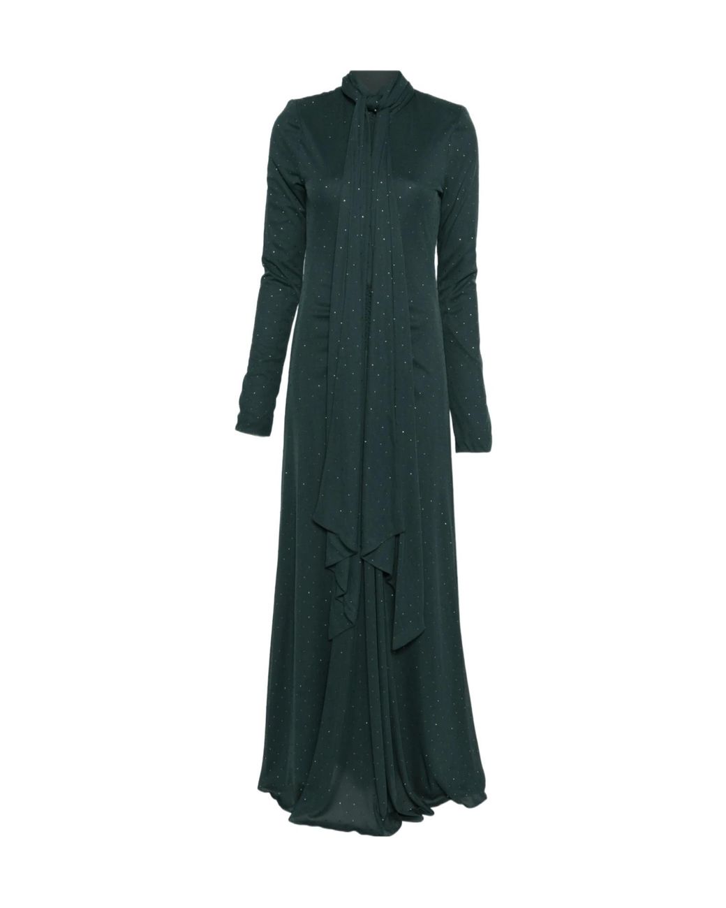 ROTATE BIRGER CHRISTENSEN Green Open-Back Maxi Dress