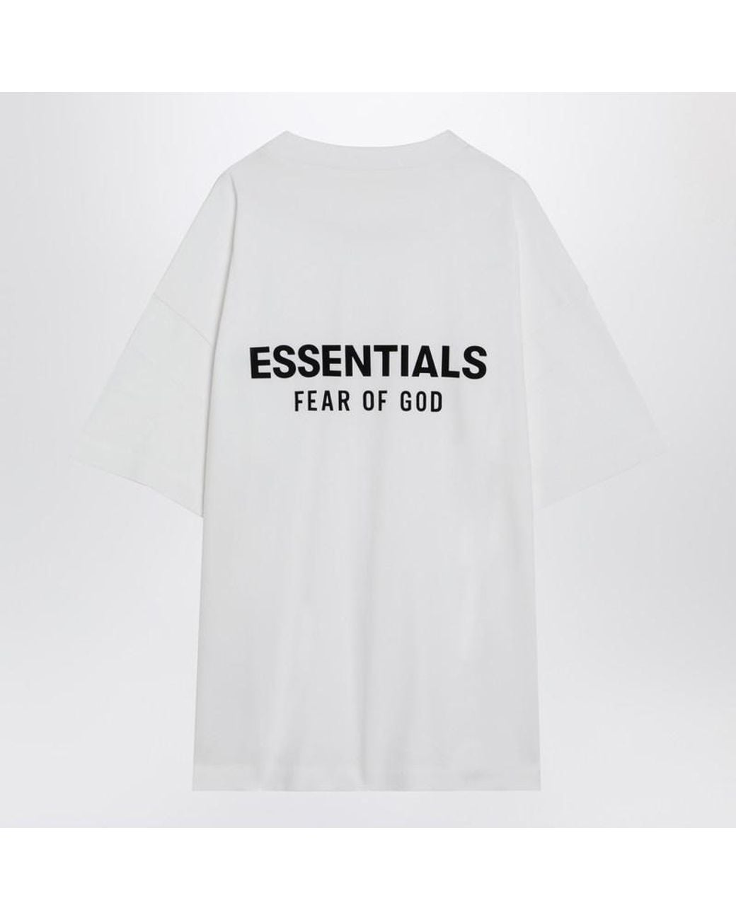 Fear Of God White Classic Short-Sleeved T-Shirt for men