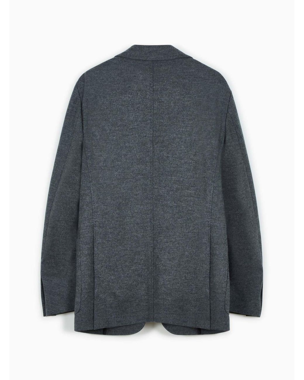 Canali Blue Long-Sleeve Blazer for men