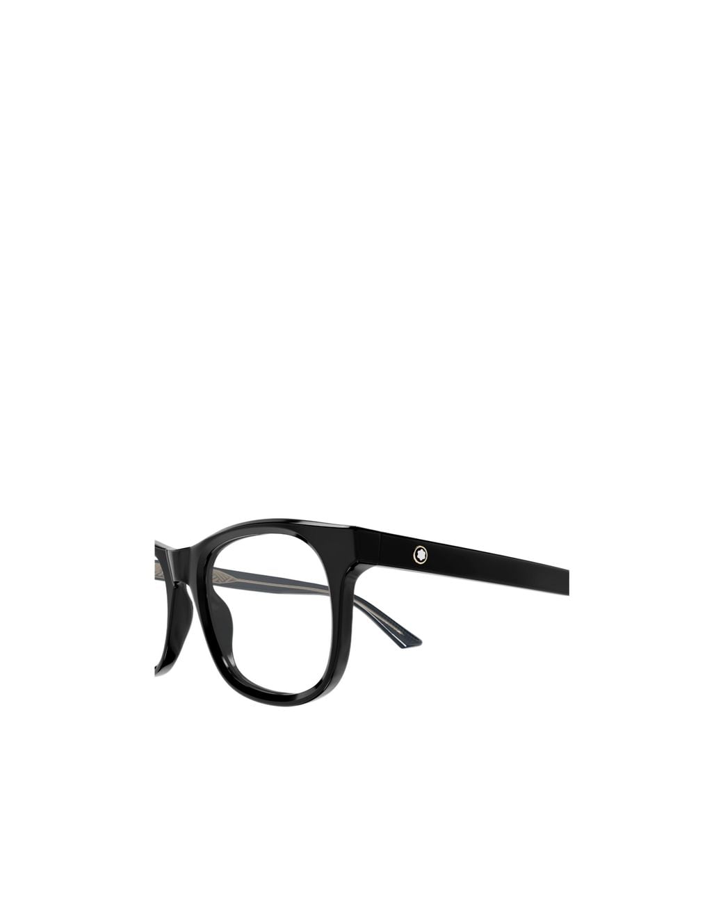 Montblanc White Eyewear Square Frame Glasses for men