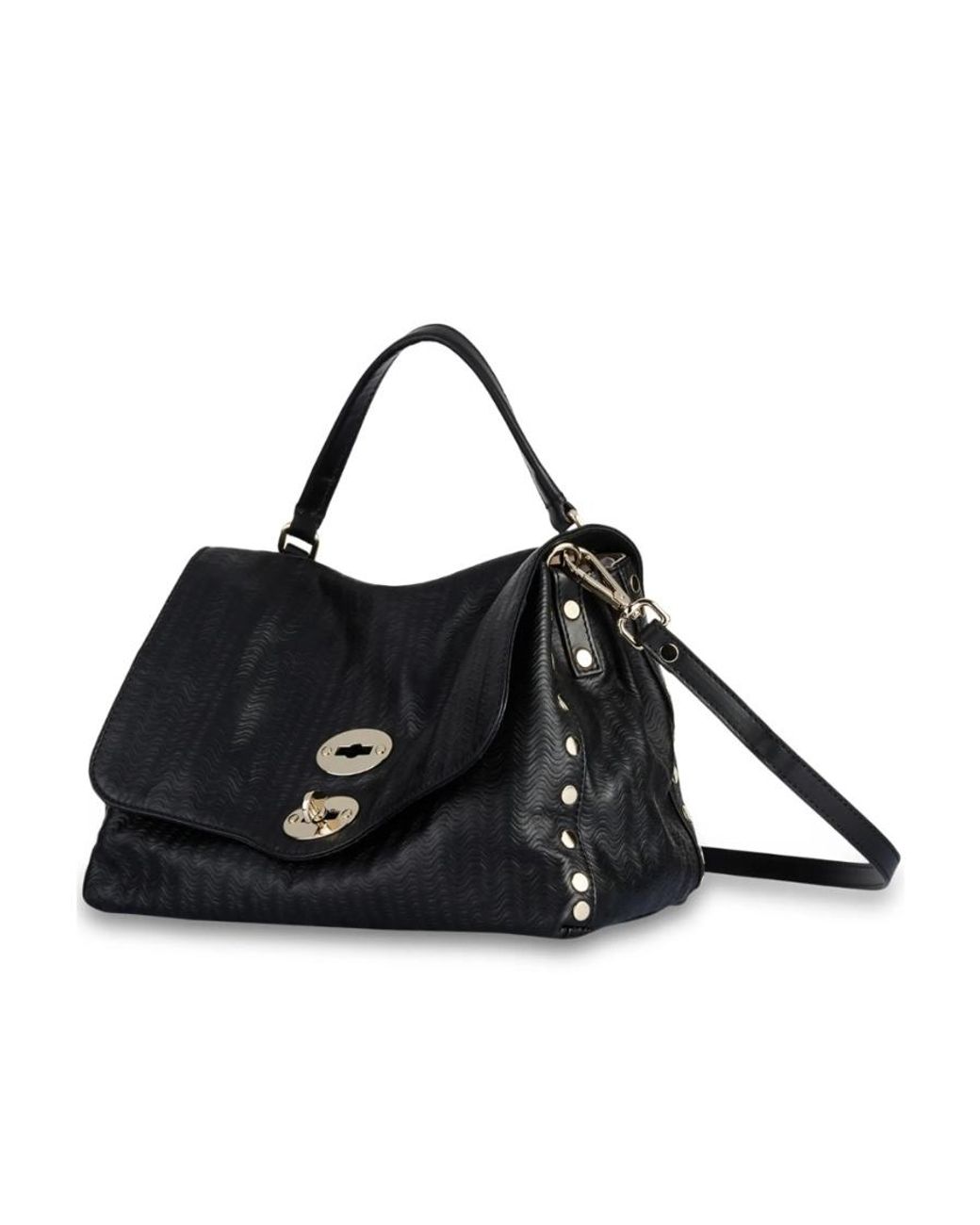 Zanellato Black Postina Leather Tote Bag
