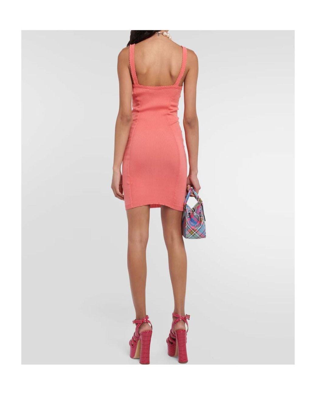 Vivienne Westwood Pink Dolce Cotton Minidress