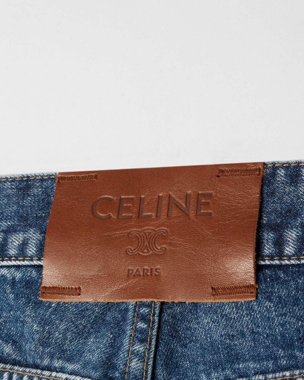Céline Blue Straight Jeans 001