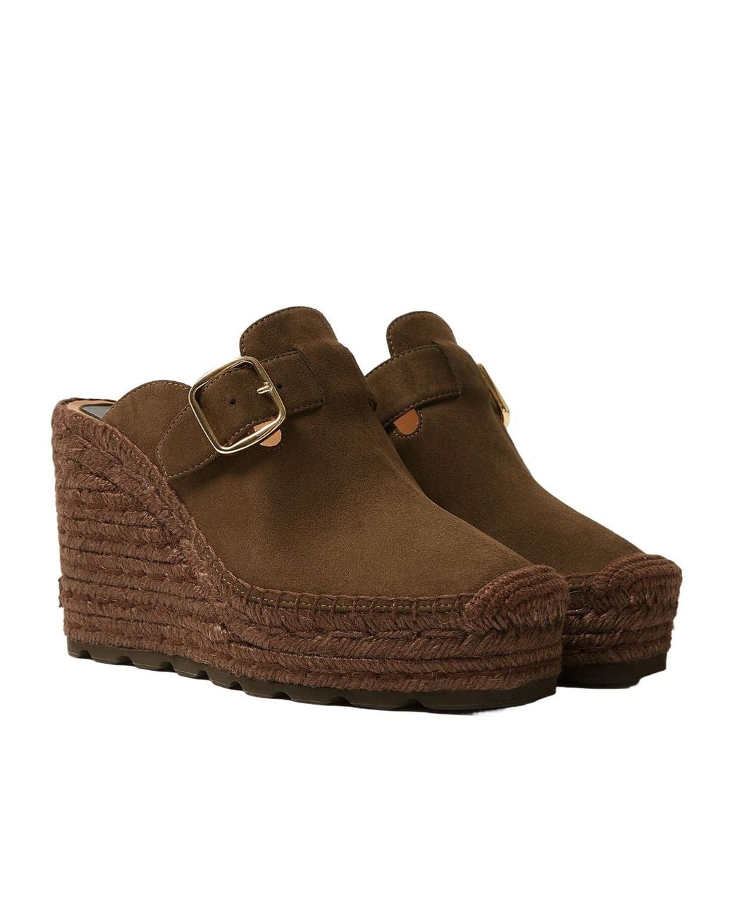 Stella McCartney Brown Gaia Clogs