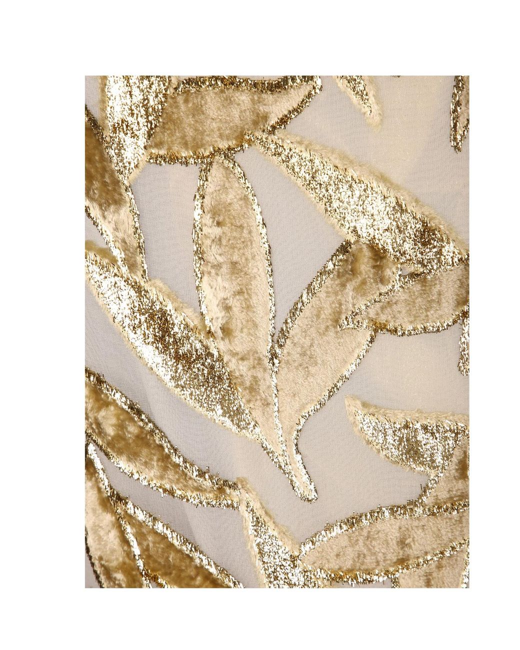 Roberto Cavalli Natural Beaded Fringe Skirt