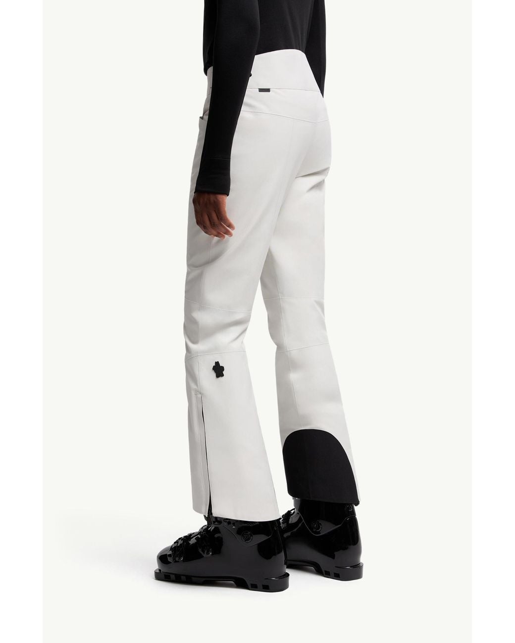 Moncler White Gore-Tex Ski Pants