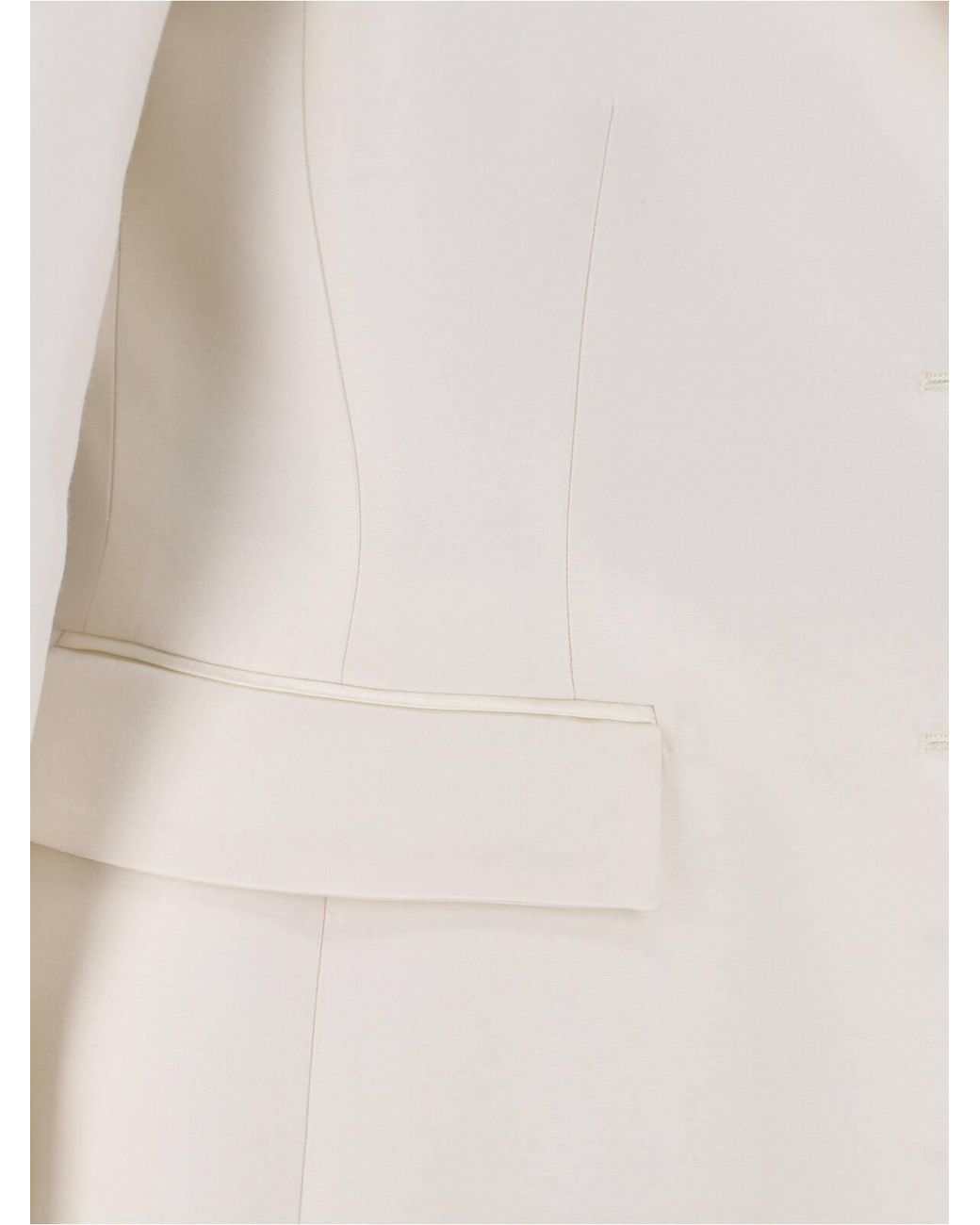 Dior White Fitted Jacket