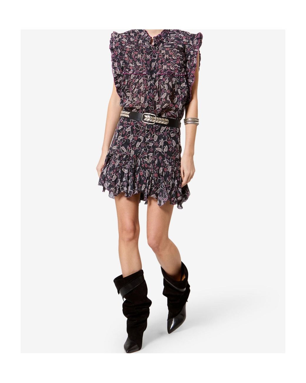 Isabel Marant Gray Daneen Skirt