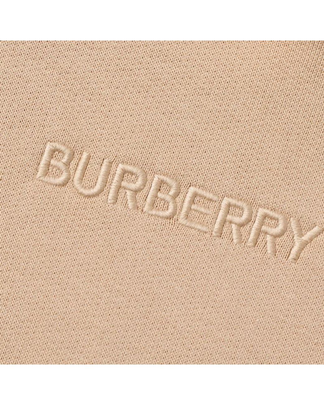 Burberry Natural Long Sleeve Short Sweater