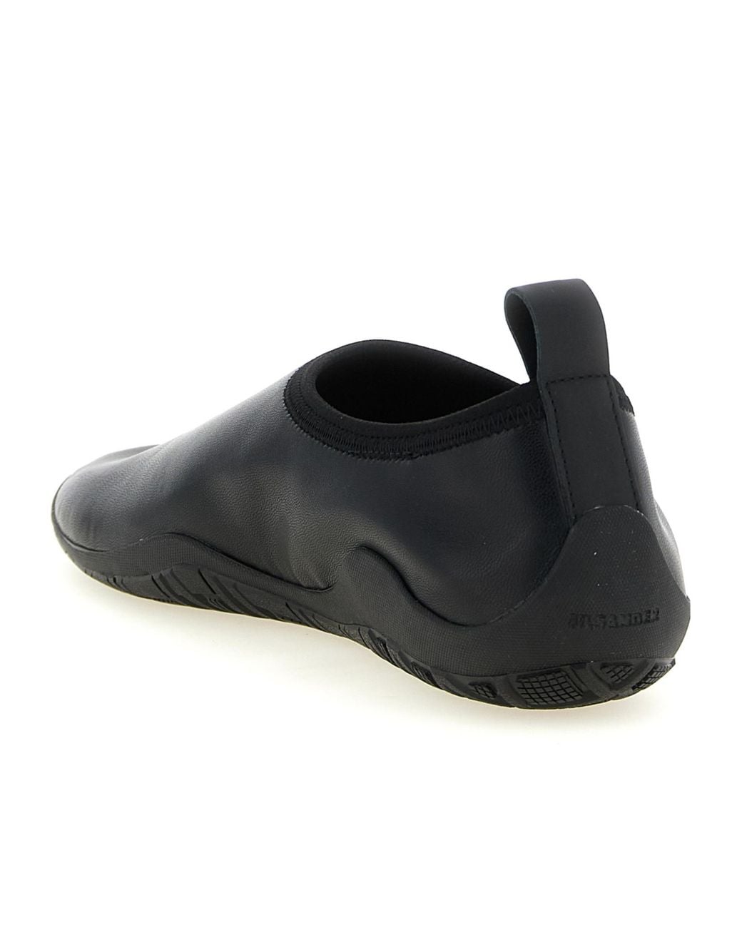 Jil Sander Black Elbe Technical Slip-On Slippers