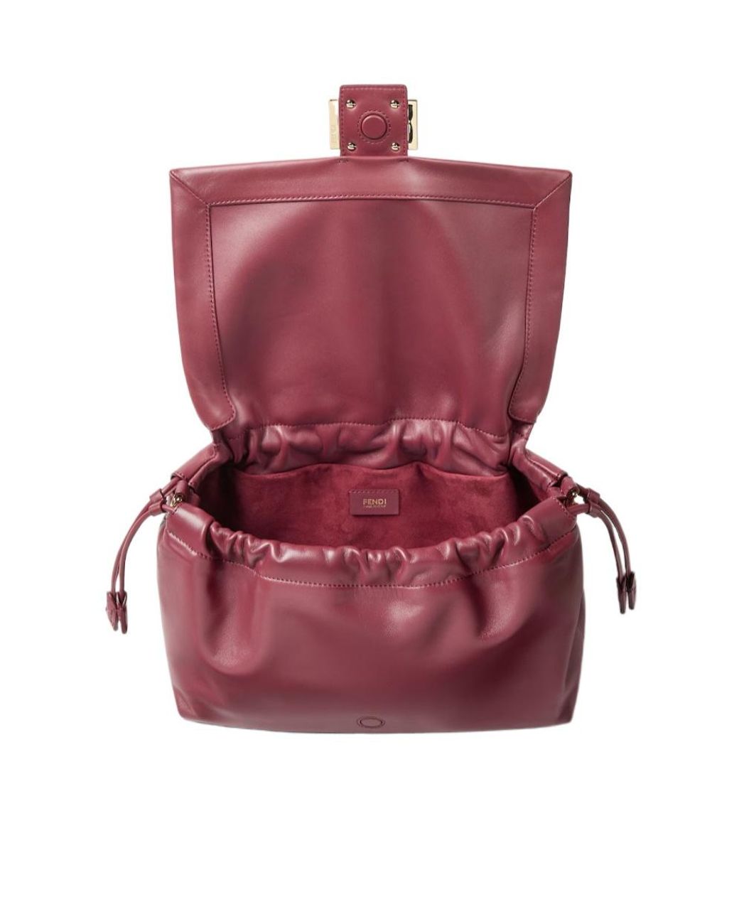 Fendi Purple Large Baguette Soft Shoulder Bag