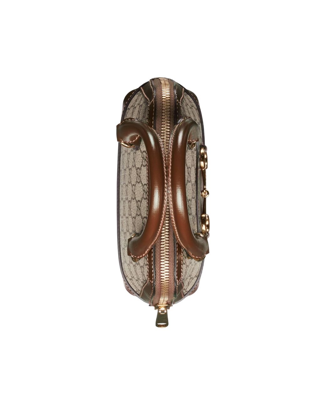 Gucci Brown Horsebit 1955 Mini Top Handle Bag
