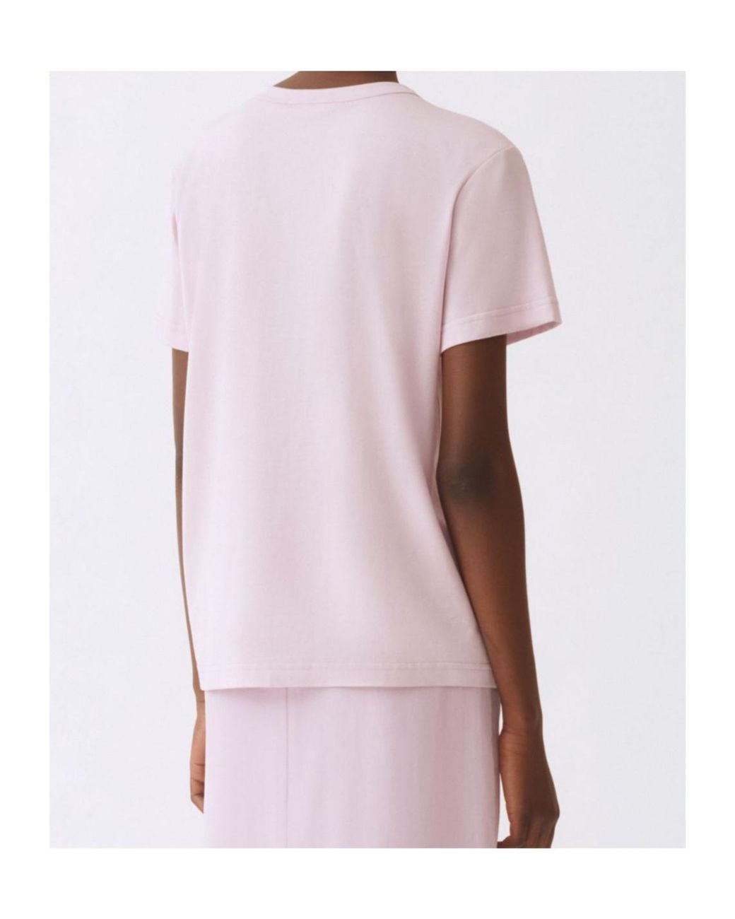 Fabiana Filippi Pink Round Neck T-Shirt
