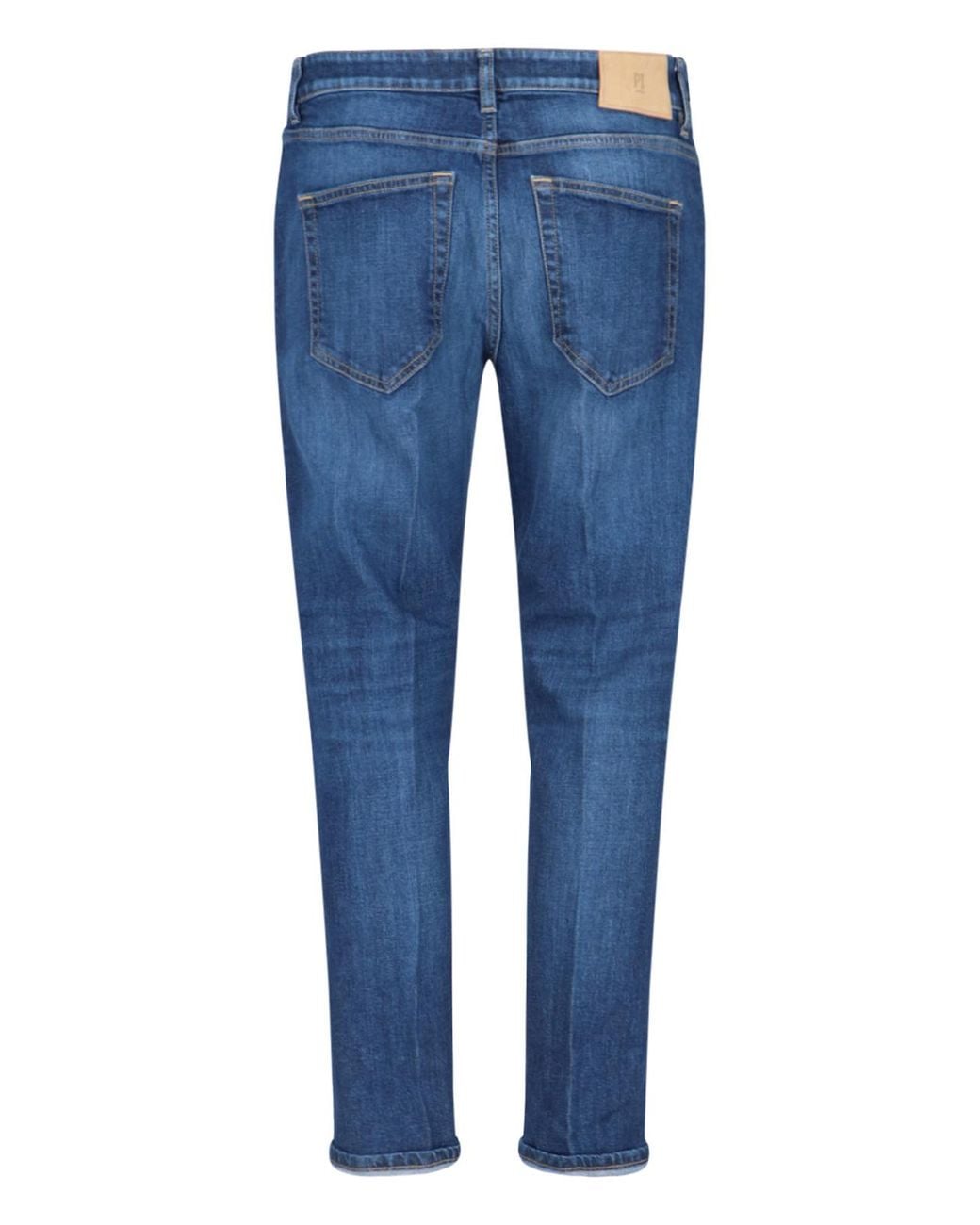 Pt Pantaloni Blue Pt Torino Slim Cut Washed Effect Jeans for men