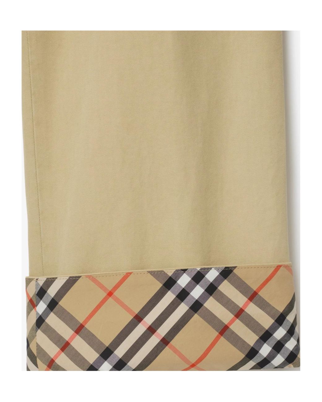 Burberry Natural Gabardine Trousers for men