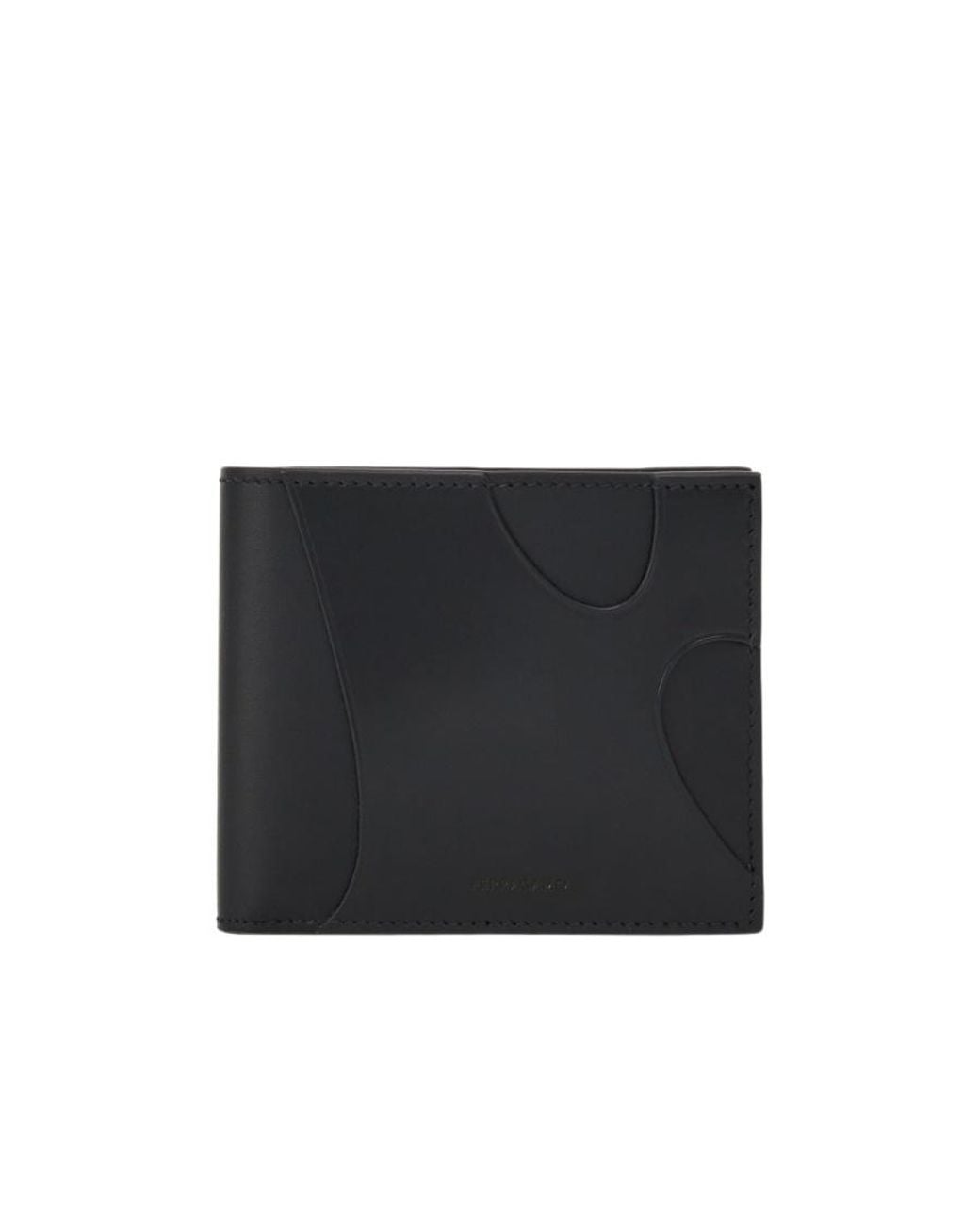 Ferragamo Black Hollowed-Out Wallet for men