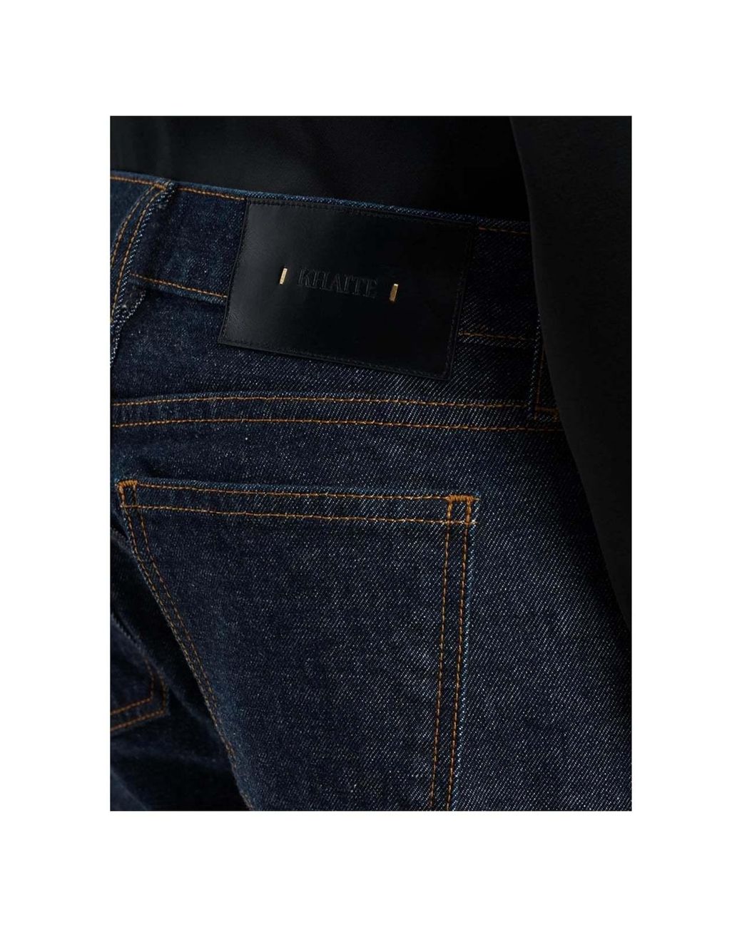 Khaite Blue Straight-Leg Jeans