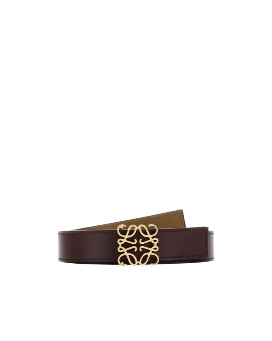 Loewe White Logo Belt