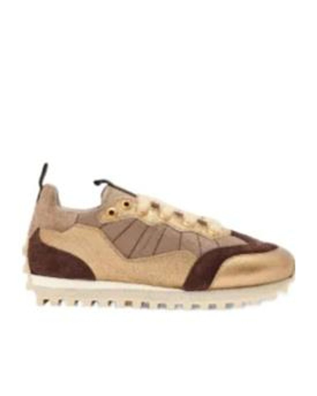 AllSaints Natural Nevis Lace-Up Sneakers