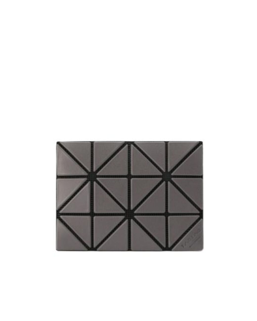 Issey Miyake Gray Card Case Matte Card Case